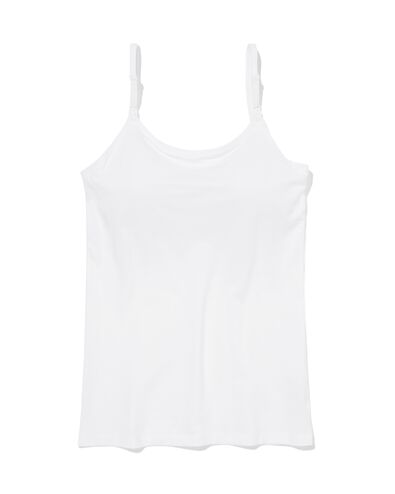 d&eacute;bardeur d'allaitement avec bonnets int&eacute;gr&eacute;s blanc blanc - 21500687WHITE - HEMA