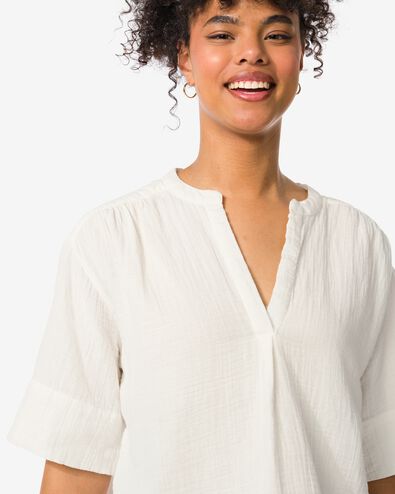Damen-T-Shirt Lynn weiß weiß - 1000031621 - HEMA