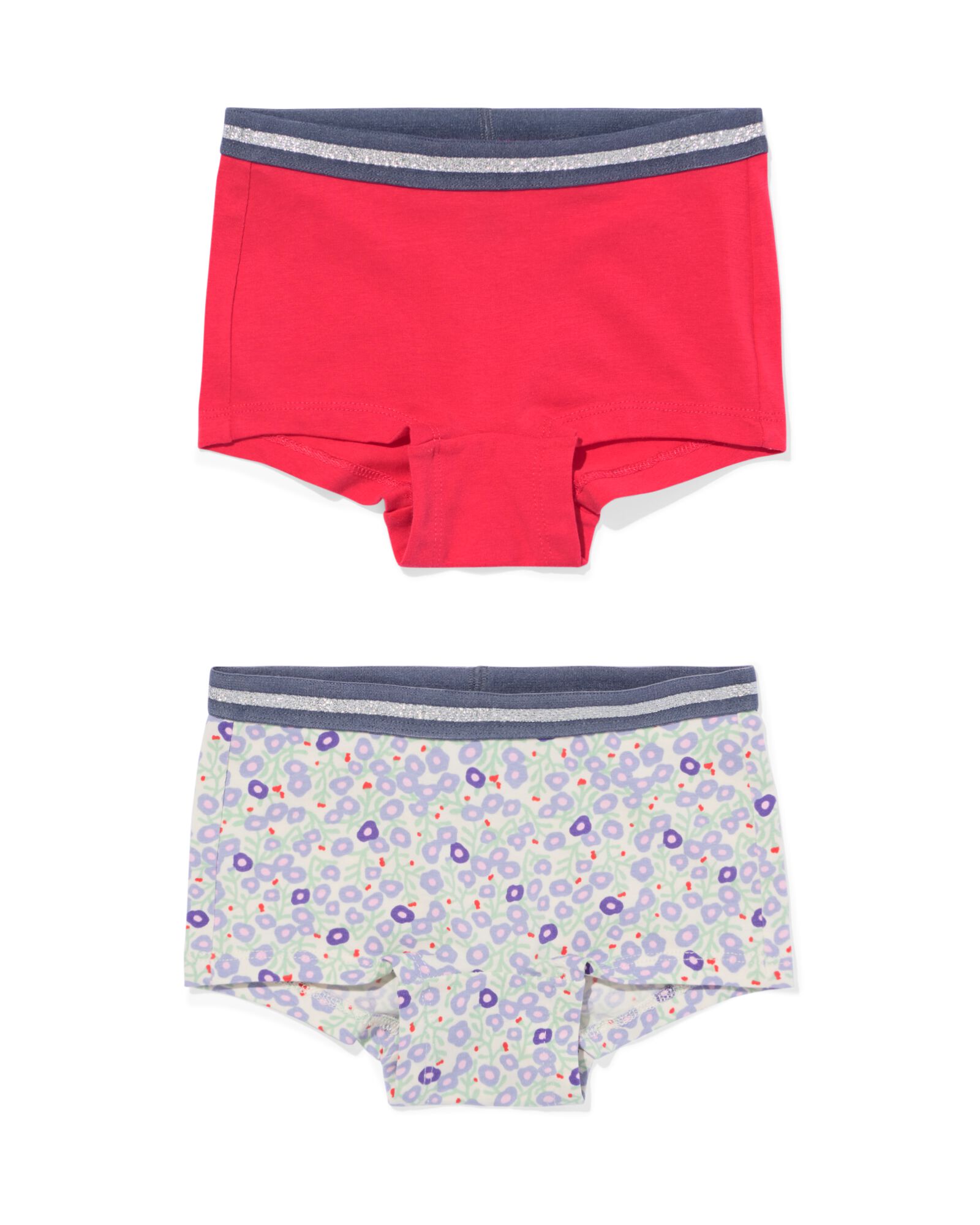 Kinder-Boxershorts Blumen &ndash; 2 St&uuml;ck rosa - 19390270PINK - HEMA