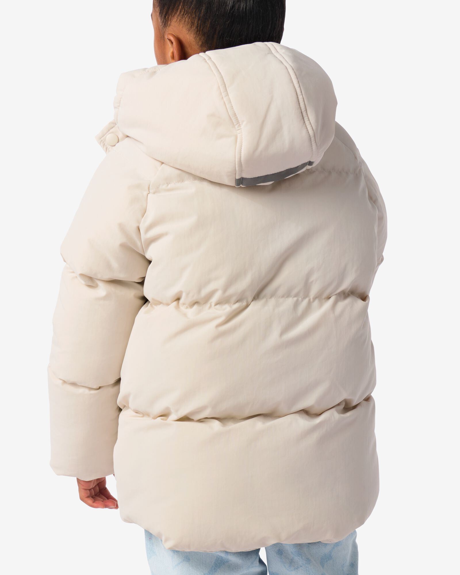 manteau enfant rembourr&eacute; peluche blanc cass&eacute; - 30865118OFFWHITE - HEMA