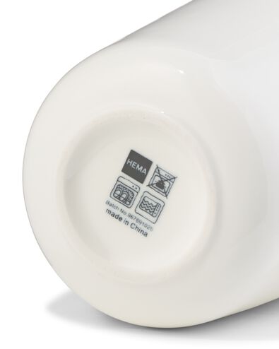 cappuccinomok 350ml Knap new bone china wit - 80660302 - HEMA