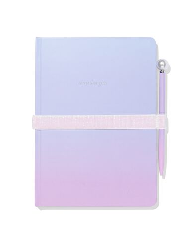 Geschenkset Notizbuch und Stift 16,8 &times; 21,7 cm  - 14402117 - HEMA