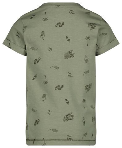 kinder t-shirt strand groen groen - 1000023018 - HEMA