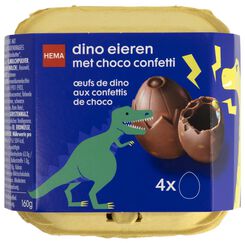 oeufs dinosaure avec confettis en chocolat - 10200046 - HEMA