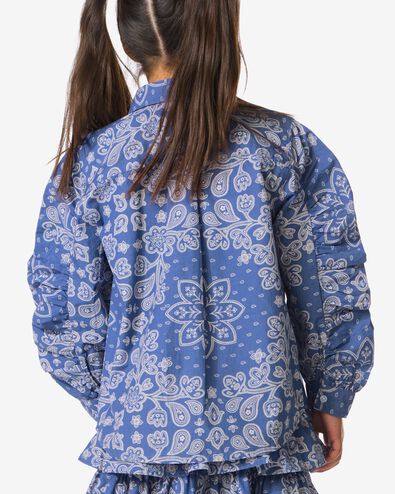 Kinderbluse mittelblau mittelblau - 30837006MIDBLUE - HEMA