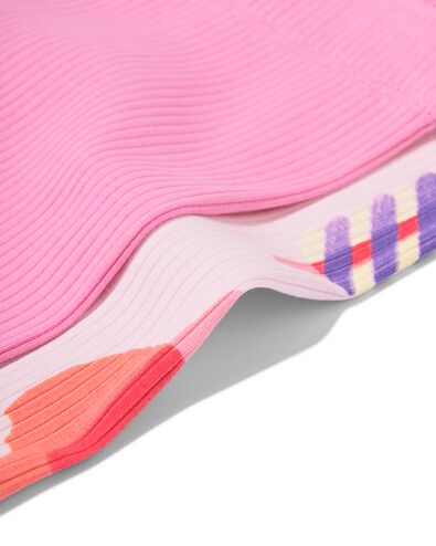 Kinderleggings, kurz, figurbetont, mit Rippenstruktur &ndash; 2 St&uuml;ck rosa rosa - 30863647PINK - HEMA