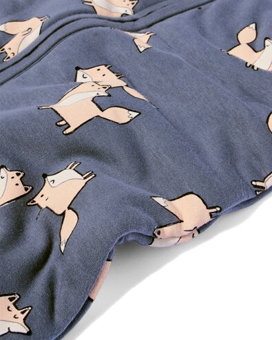 gigoteuse b&eacute;b&eacute; avec manches amovibles coton tog 3 renards anthracite - 33314730ANTHRACITE - HEMA