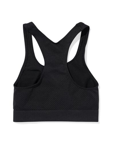 haut de sport enfant sans couture noir noir - 30660119BLACK - HEMA