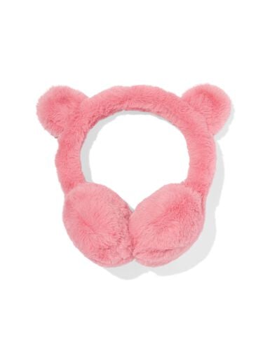 cache-oreilles enfant fausse fourrure rose - 16700259 - HEMA
