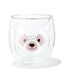 doppelwandiges Glas, roter Panda, 200 ml - 61150501 - HEMA