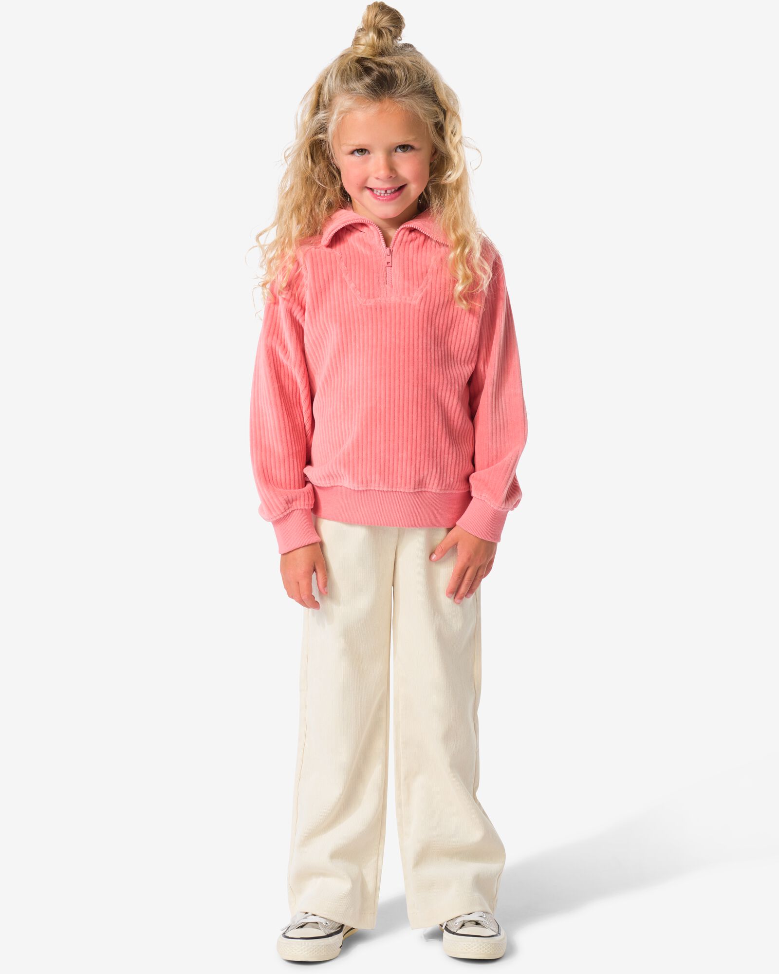 kinderlegging corduroy  ecru ecru - 30828640ECRU - HEMA