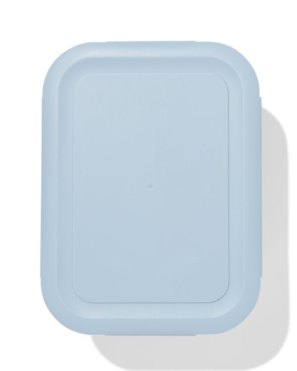 lunch box 19,8 x 14,8 x 8 cm bleu clair - marron - 80690022 - HEMA