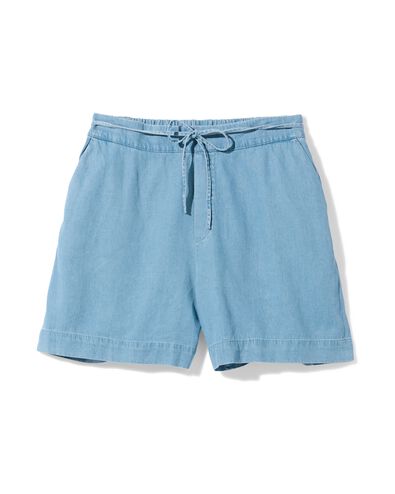 Damen-Shorts lila, Tencel - 36239489 - HEMA