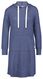 chemise de nuit femme à capuche viscose bleu foncé XL - 23422174 - HEMA