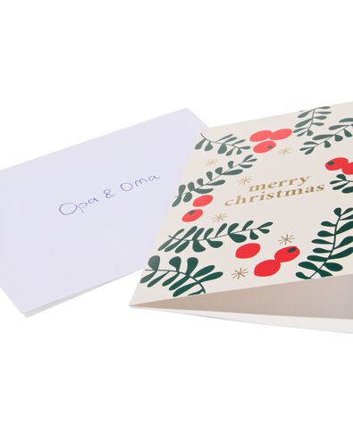 cartes de No&euml;l 14,4x10,4cm - 10 pi&egrave;ces - 25300153 - HEMA