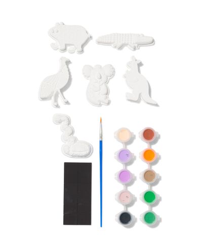 Magnete aus Gips Tiere &ndash; 6 St&uuml;ck - 15900500 - HEMA