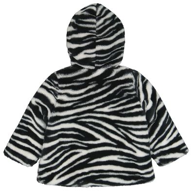 Baby-Jacke, Webpelz, Zebra schwarz - 1000024767 - HEMA