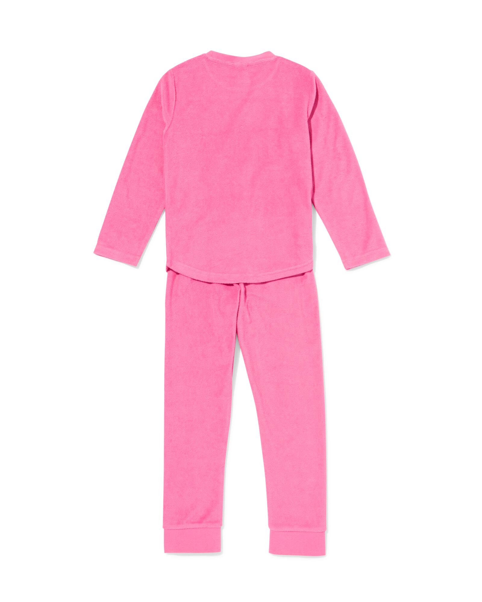 Kinderpyjama Frottee rosa - 23099580PINK - HEMA