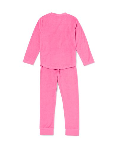 Kinderpyjama Frottee rosa - 23099580PINK - HEMA