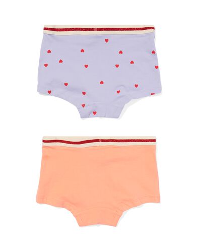 2&nbsp;boxers enfant coton stretch lilas - 19340160LILAC - HEMA