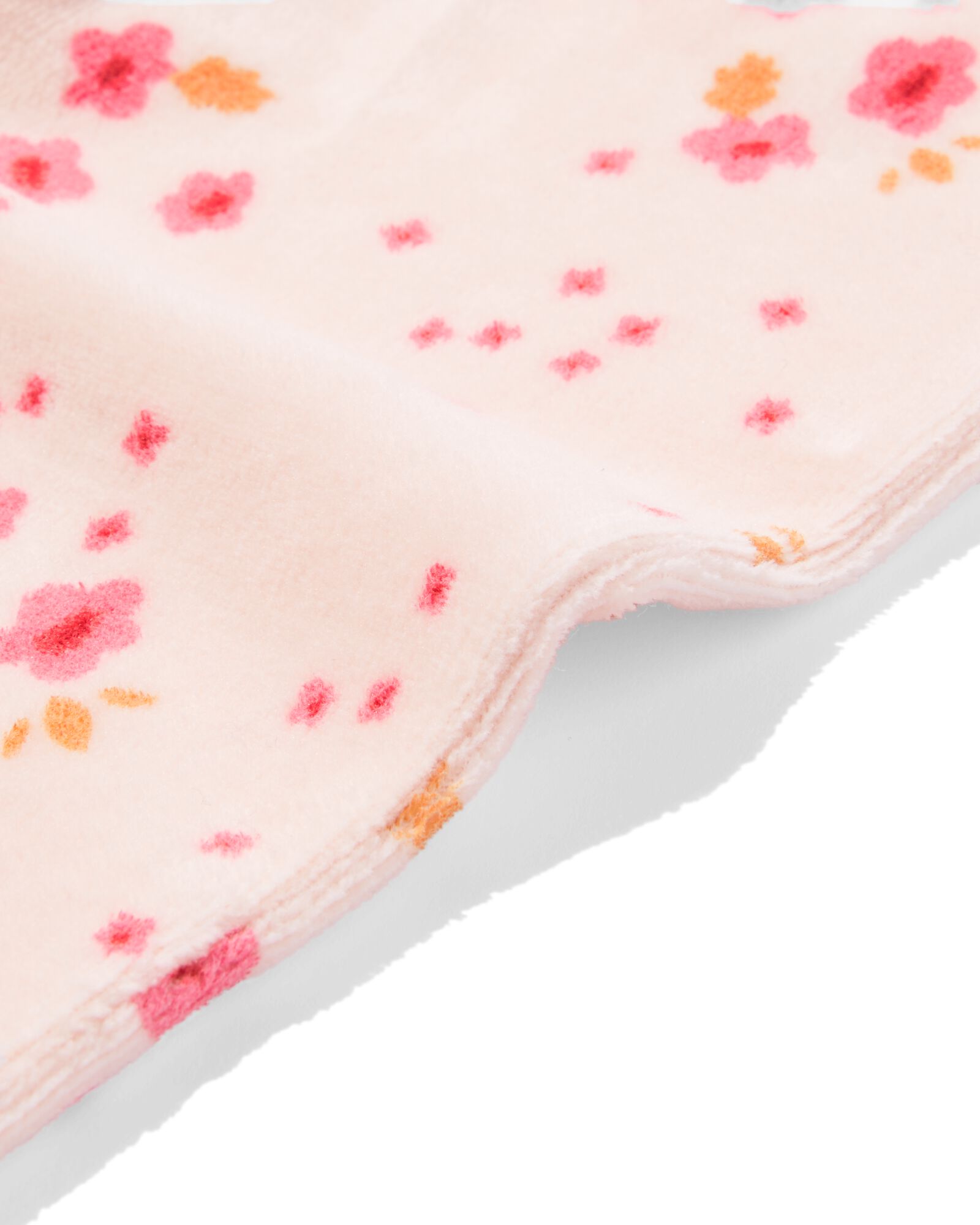 Newborn-Hose, Velours mit Blumen hellrosa hellrosa - 33435420LIGHTPINK - HEMA