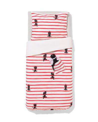 housse de couette enfant Takkie 120x150cm coton doux avec sac de couchage pour poup&eacute;e - 5700222 - HEMA