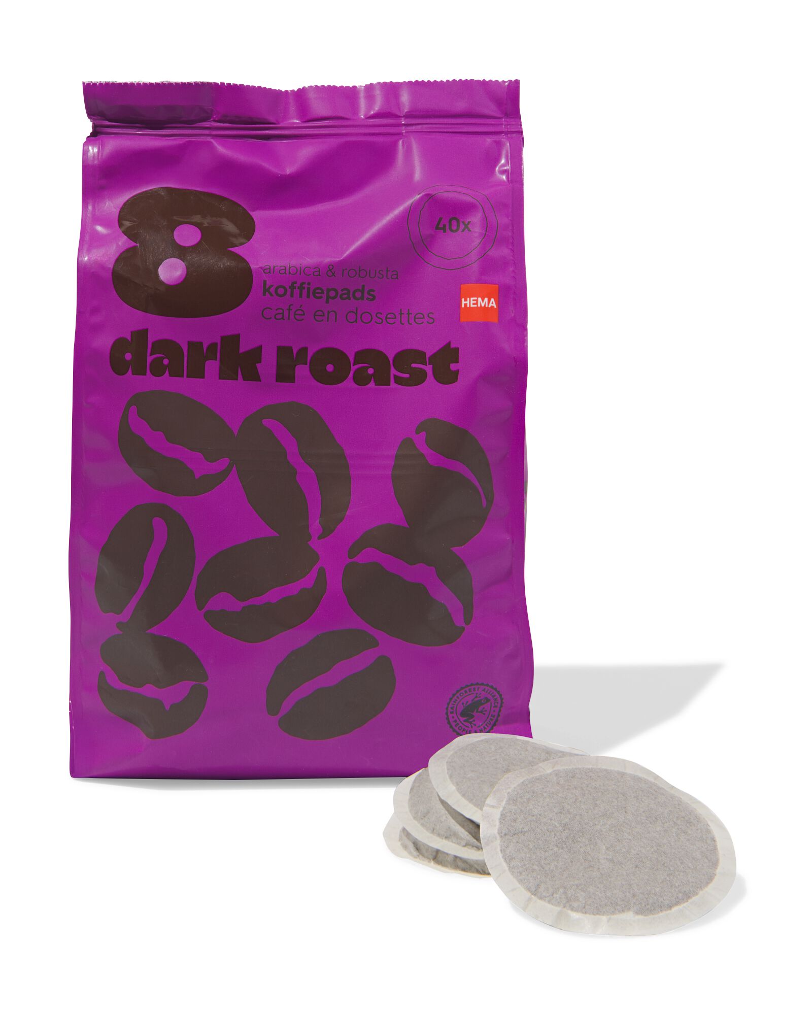 dosettes de caf&eacute; dark roast - lot de 40 - 17150062 - HEMA