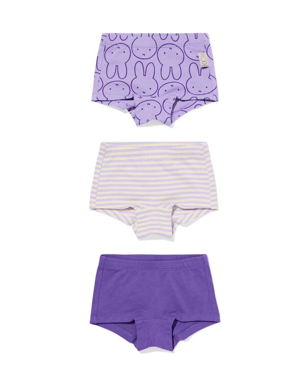 nijntje kinderboxers - 3 stuks paars paars - 19300140PURPLE - HEMA