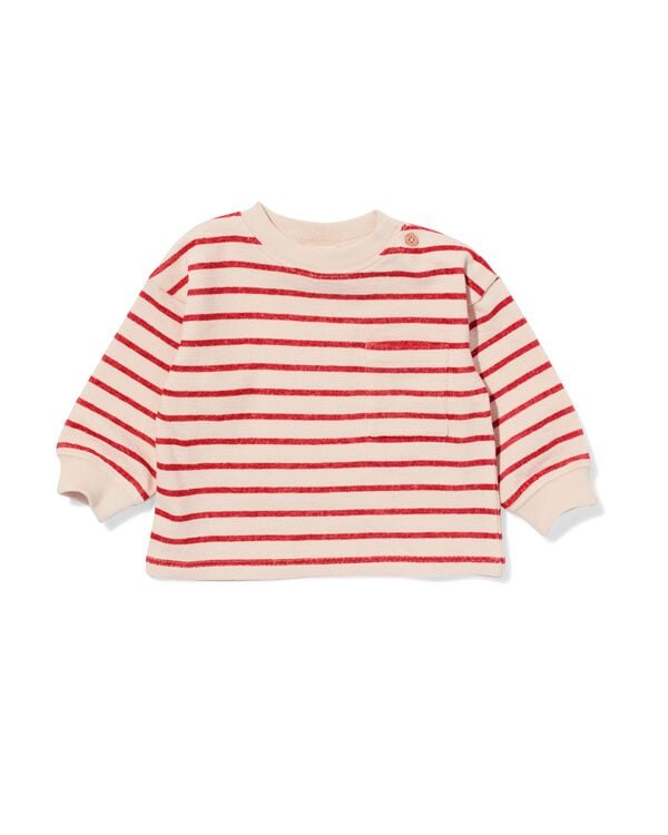 Baby-T-Shirt gestreift rot rot - 33165970RED - HEMA