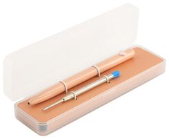 stylo avec recharge à encre bleue coeur - 14490032 - HEMA