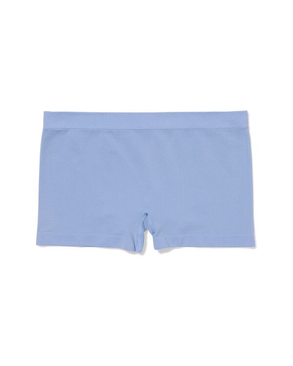 boxer femme sans coutures microfibre bleu bleu - 19602921BLUE - HEMA