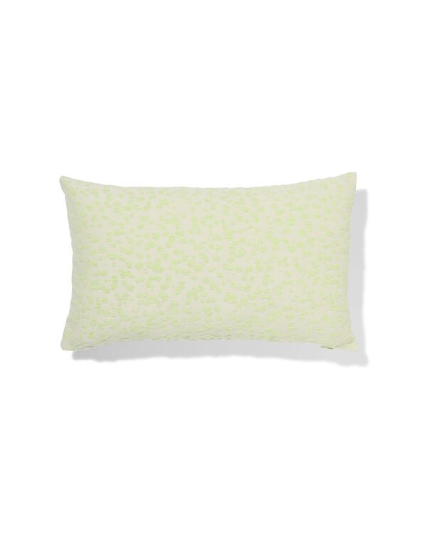 housse de coussin 50x30cm velours pois verte - 7326006 - HEMA