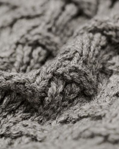 gilet ajour&eacute; nouveau-n&eacute; gris chin&eacute; gris chin&eacute; - 33428320GREYMELANGE - HEMA