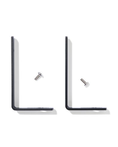 supports (&agrave; distance) noir - 2 pi&egrave;ces - 7502016 - HEMA