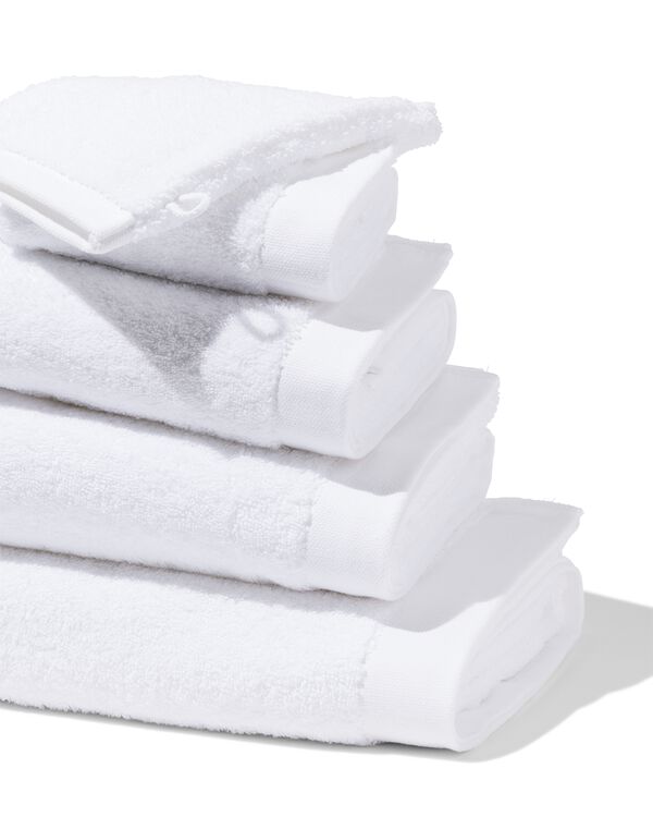serviettes de bain - h&ocirc;tel extra doux blanc blanc - 1000015150 - HEMA