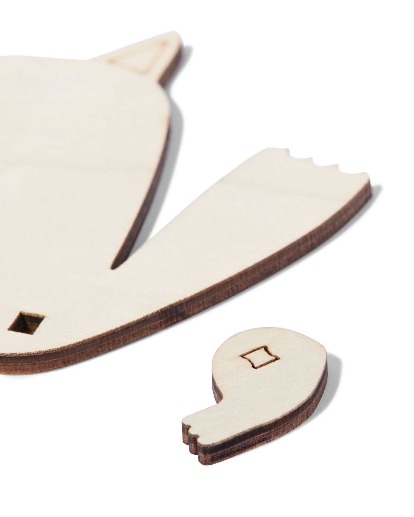 houten 3D bouwplaat vos - 15900369 - HEMA