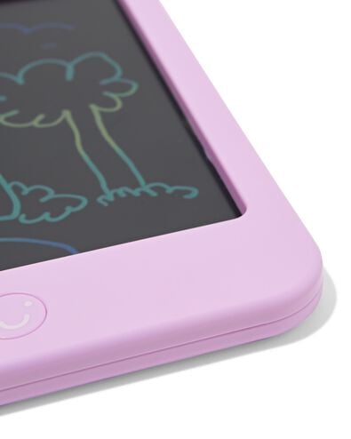 tablette &agrave; dessin LCD 15x27cm lilas - 15900003 - HEMA
