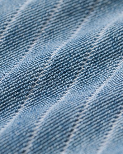 Baby-Latzhose, gestreift jeansfarben jeansfarben - 33186870DENIM - HEMA
