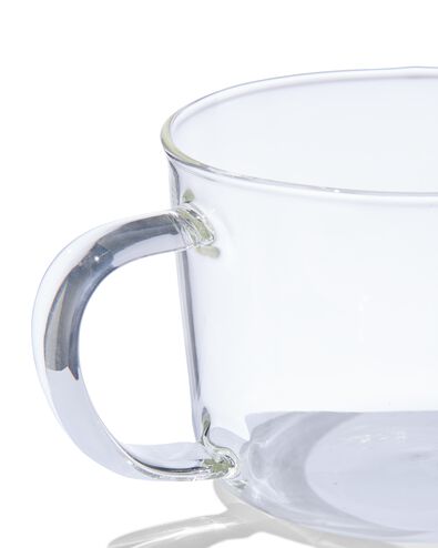 mug à cappuccino Chicago 330 ml verre - 80660023 - HEMA