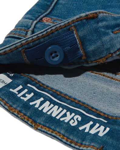 kinder jeans skinny fit middenblauw middenblauw - 1000028233 - HEMA