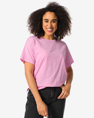 t-shirt femme Dori  rose XL - 36354874 - HEMA