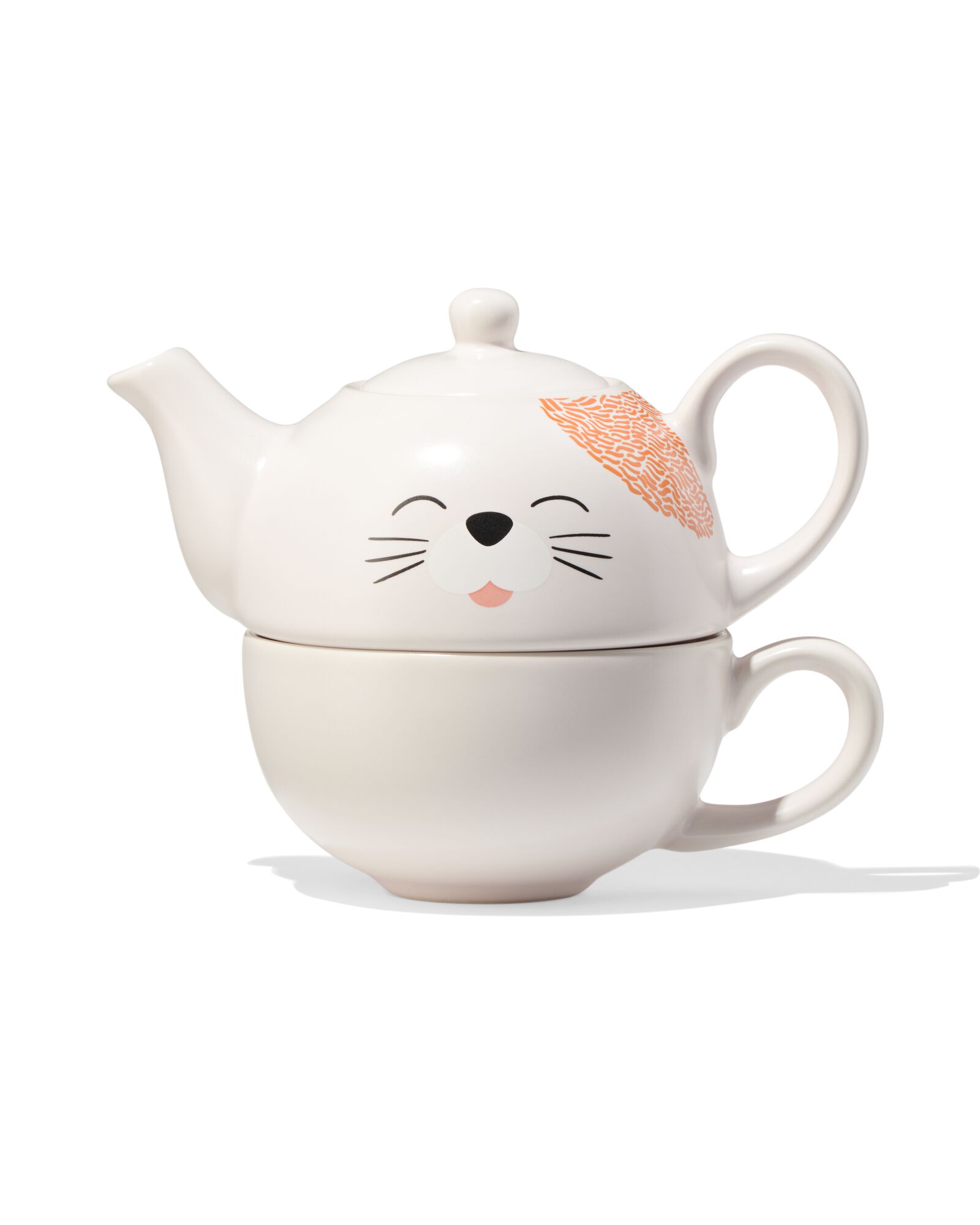 Théière en céramique avec tasse à thé, infuseur à thé, théière en argile de  ferme avec poignée Anti-brûlure avec 2 tasses
