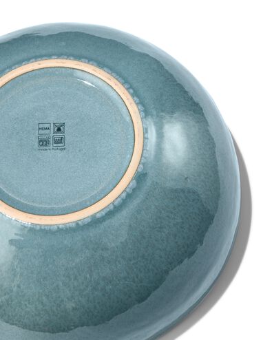 schaal - 26 cm - Porto - reactief glazuur - blauw - 9602028 - HEMA