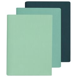 3er-Pack elastische Buchschoner, grün - 14501271 - HEMA
