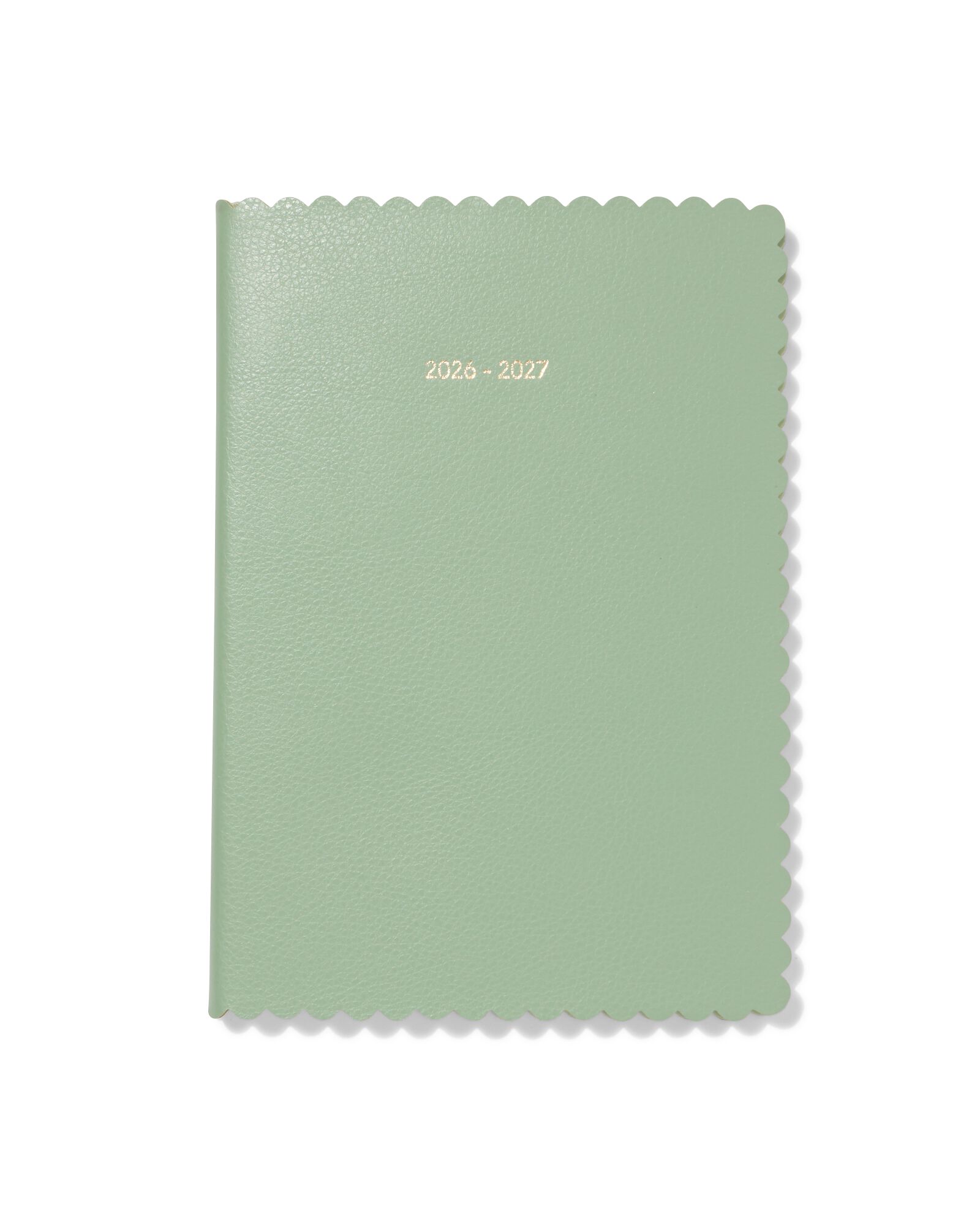 agenda scolaire 2026-2027 A5 simili cuir vert - 14505666 - HEMA