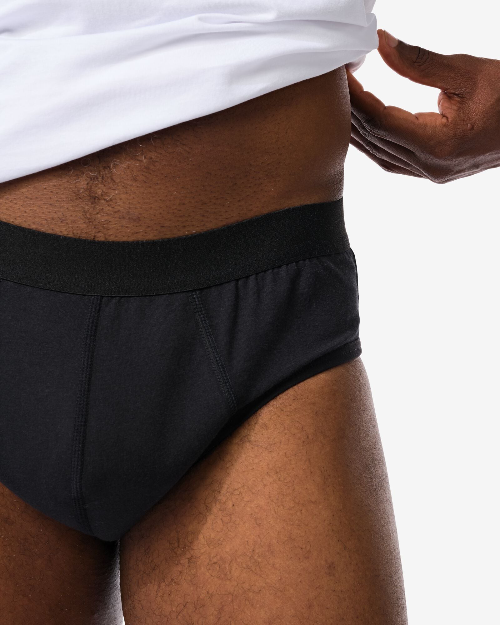 slip &eacute;tanche coton court pour fuites urinaires l&eacute;g&egrave;res noir noir - 19170330BLACK - HEMA