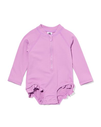 maillot de bain b&eacute;b&eacute; structure lilas lilas - 33200750LILAC - HEMA