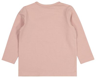 t-shirt bébé avec bambou vieux rose - 1000021107 - HEMA