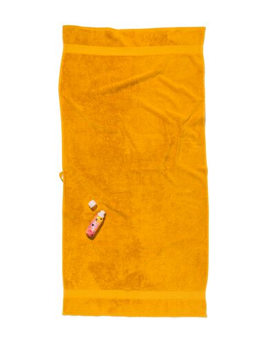 serviette de bain - 70x140 cm - qualité épaisse - ocre uni jaune ocre serviette 70 x 140 - 5220023 - HEMA