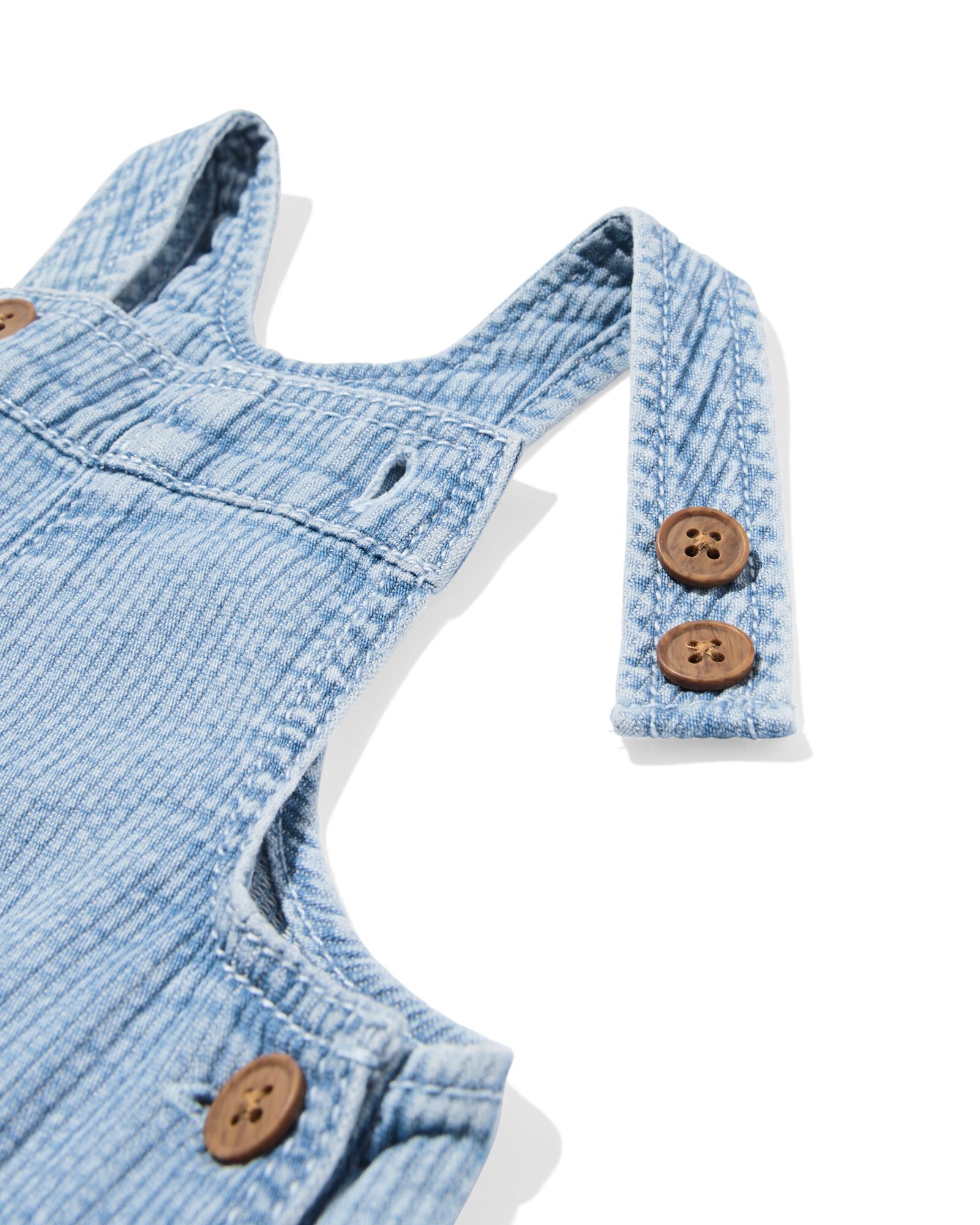 salopette b&eacute;b&eacute; rayures denim denim - 33184870DENIM - HEMA